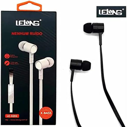 Fone De Ouvido Com Fio Lelong Le-0201
