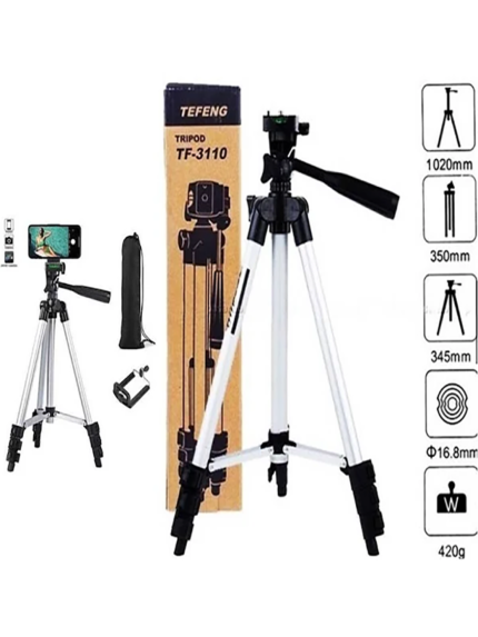 1,1mt Tripé Telescópico Profissional TriPod 3110.