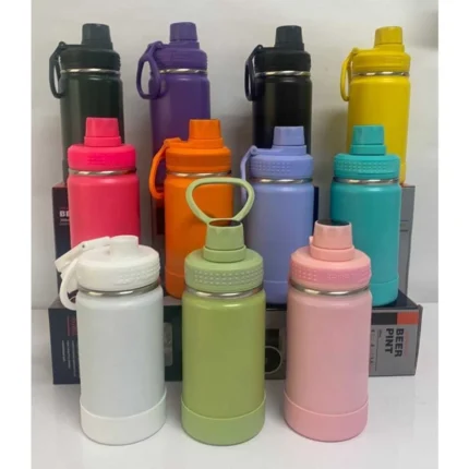 GARRAFA 600ML COM BASE SILICONE