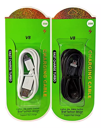 Cabo USB -V8 Turbo 35W