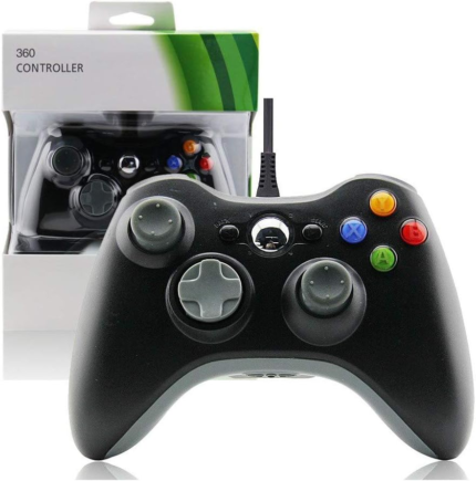 Controle Usb Com Fio Para Xbox 360