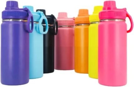 GARRAFA 600ML COM BASE SILICONE