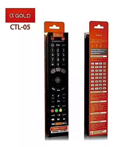 Controle Remoto Universal Gold Ctl-05* P/nort Tech