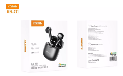 Fone De Ouvido Sem Fio Tws Bluetooth 5.4 Kdpan 771
