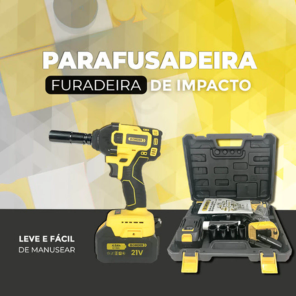 parafusadeira Chave Impacto 21v Bomder Bom-9966  110v/220v