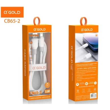 Cabo Tipo IOS - 5.0A Turbo - 1.2m A' Gold CB65-2