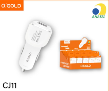 Carregador Veicular GOLD 2 USB 3.1A -