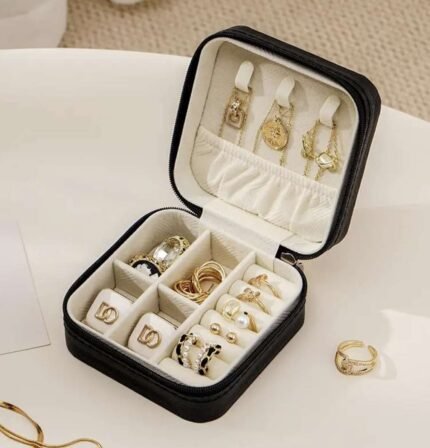 porta joia cor preto